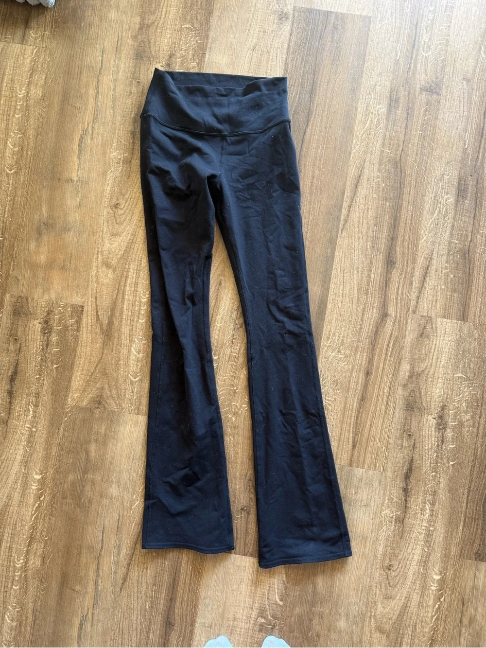 ALO Black High-Waist Flared Yoga Pants